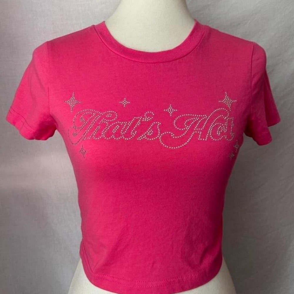 Paris Hilton "Thats Hot" studded baby tee